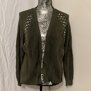 ✨50% OFF✨ Express olive knit cardigan